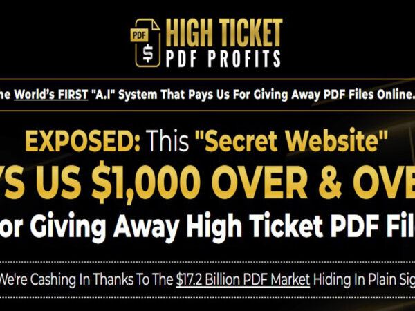 High Ticket PDF Profits Review